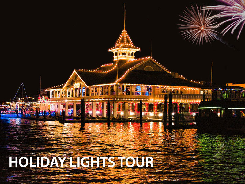 holiday lights boat tour